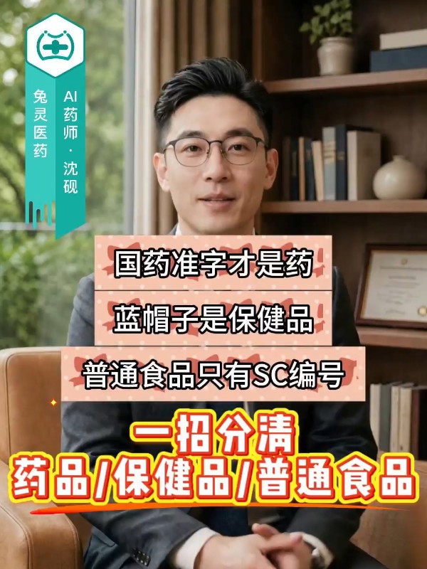 一招分清药品、保健品、普通食品