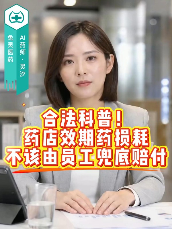 合法科普！药店效期药损耗，不该由员工兜底赔付