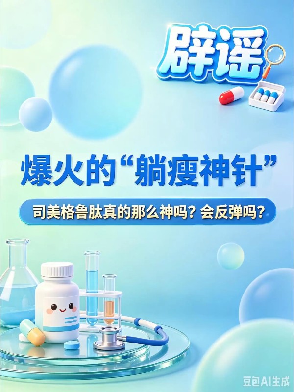 爆火的“躺瘦神针”司美格鲁肽真的那么神吗？会反弹吗？