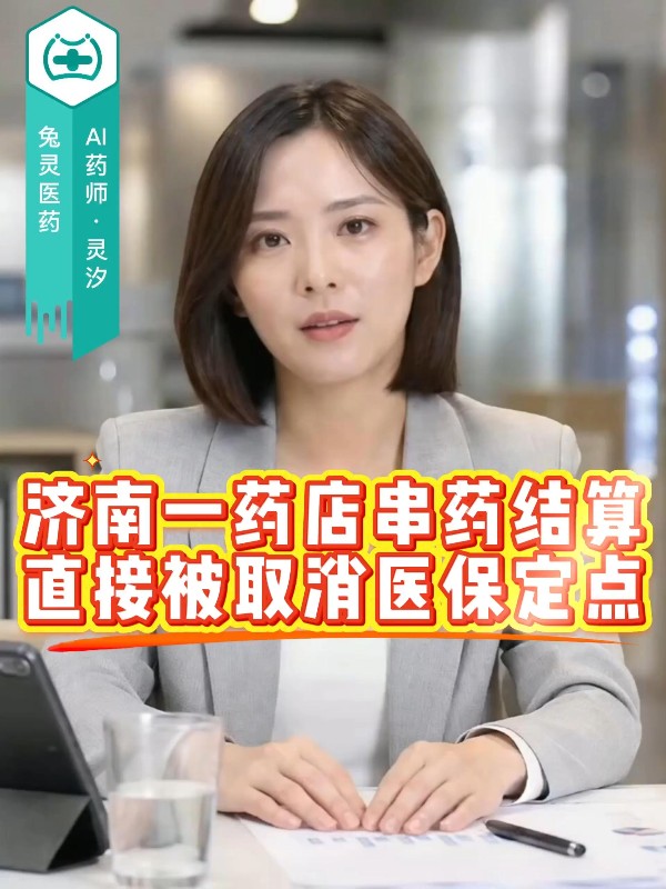 济南一药店串药结算，直接被取消医保定点